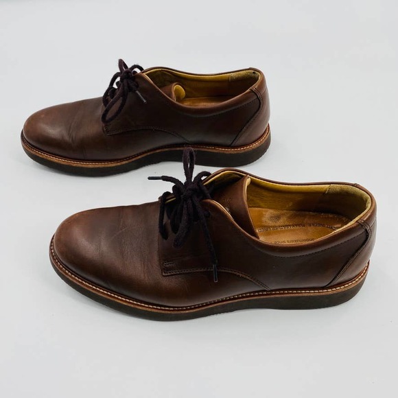 Samuel Hubbard Founder Men's Chestnut Brown Oxford M2100-041 Size 8 Vibram - Picture 7 of 11